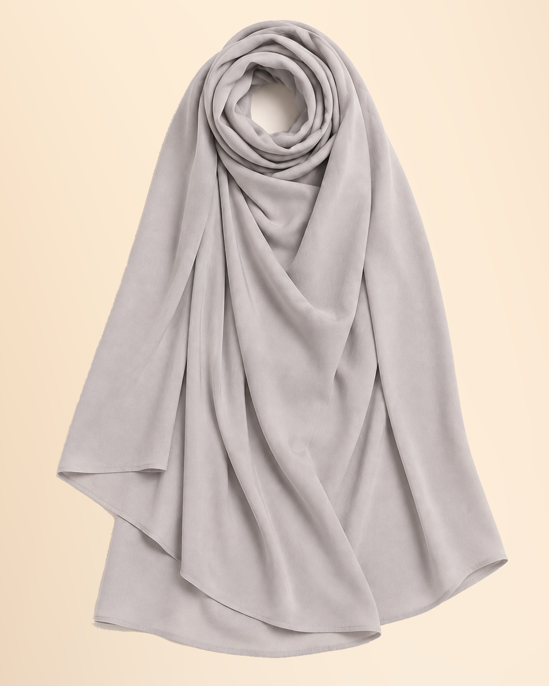 FAYRA Ayla Pearl Grey Crystal Detail Abaya