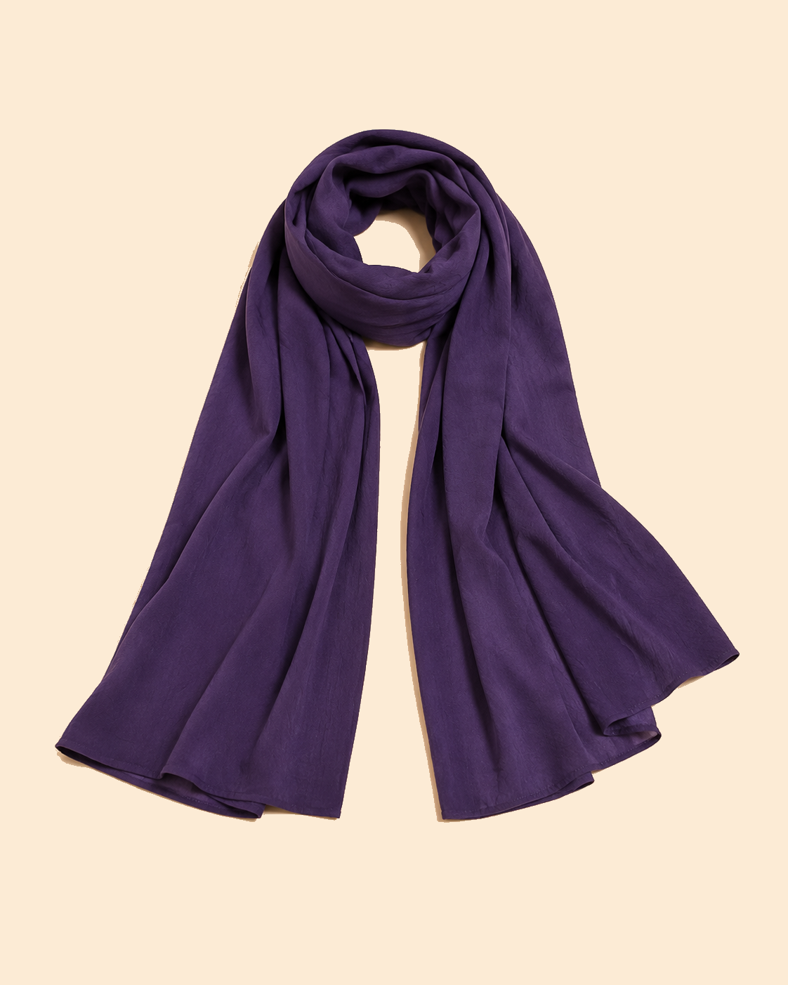 FAYRA Plum Mist Wide-Sleeve Abaya Set