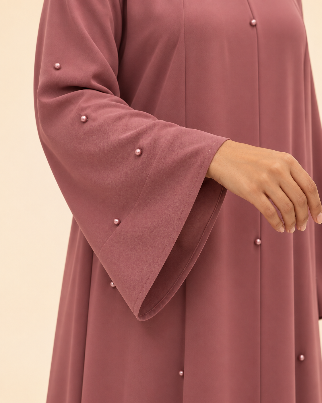 FAYRA Pearl Embellished Abaya