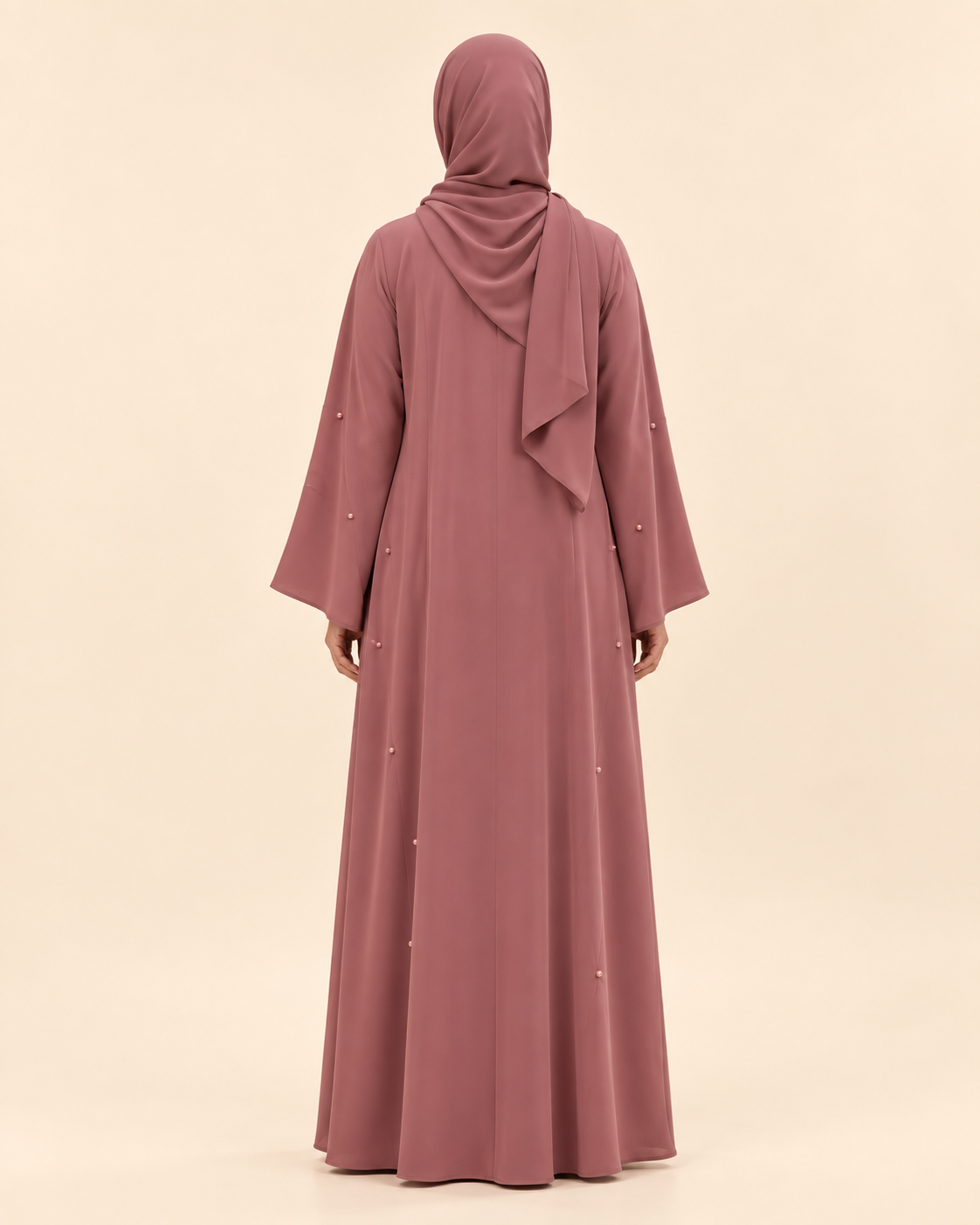 FAYRA Pearl Embellished Abaya
