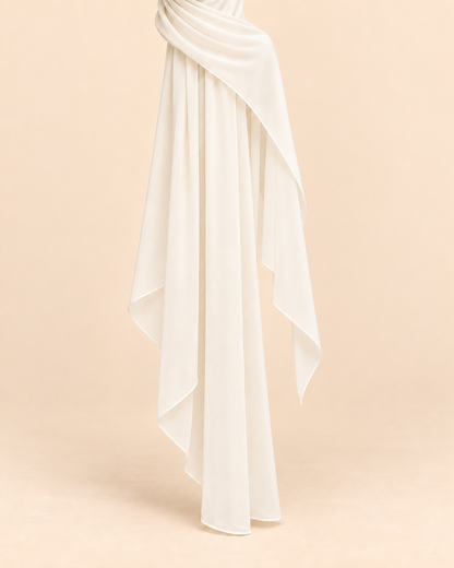 FAYRA Ivory Grace Lace Abaya