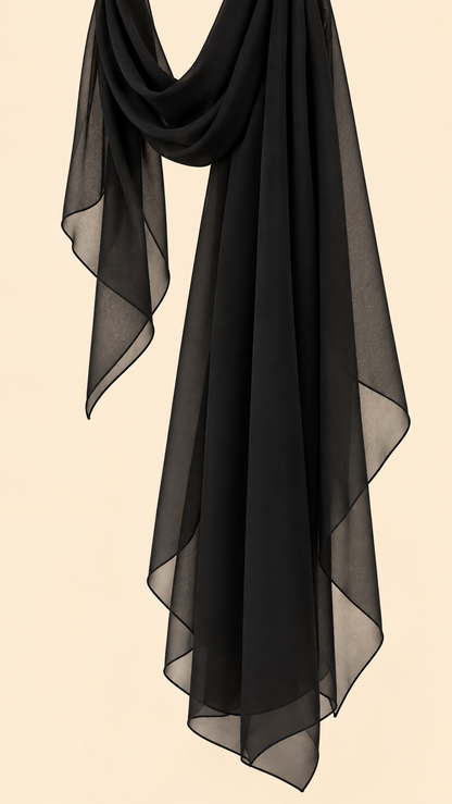 FAYRA Black Pink Bow Embroidered Abaya