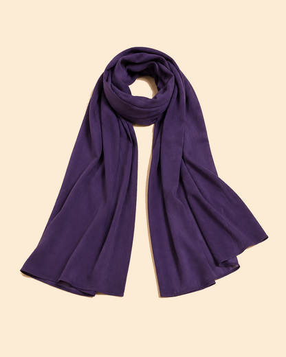 FAYRA Plum Mist Wide-Sleeve Abaya Set