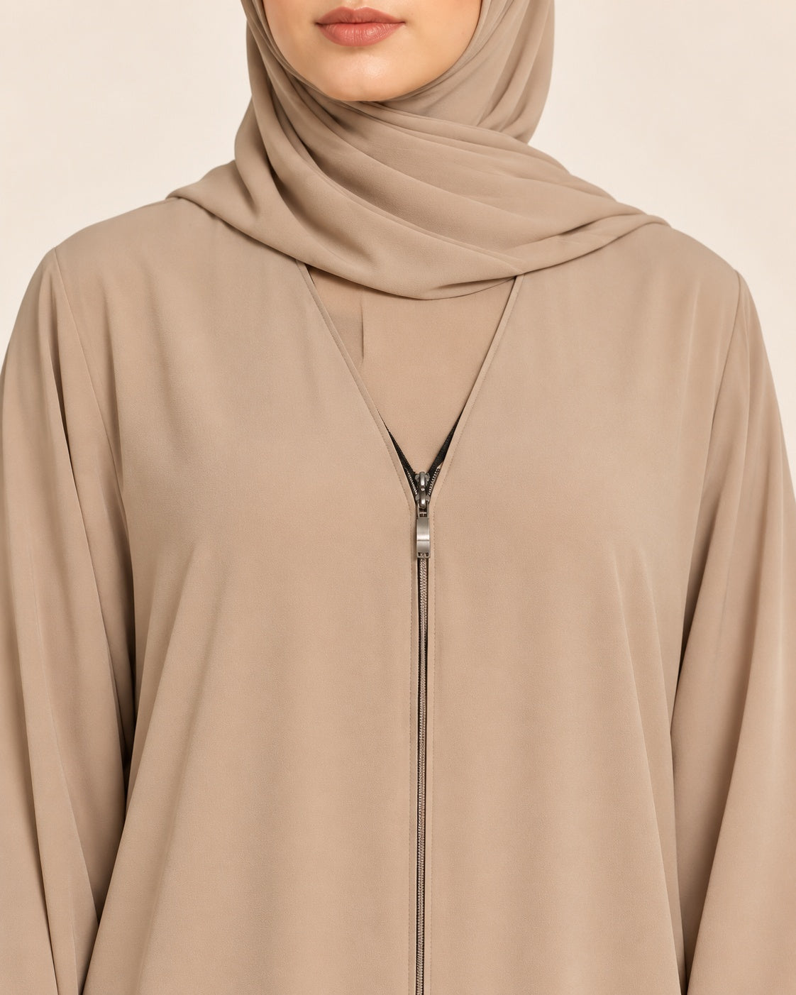 Taupe Zip