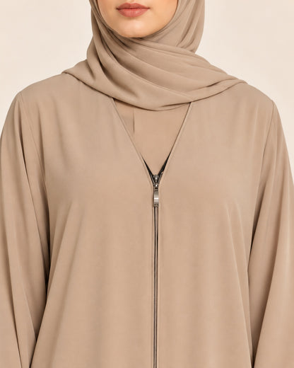 Taupe Zip