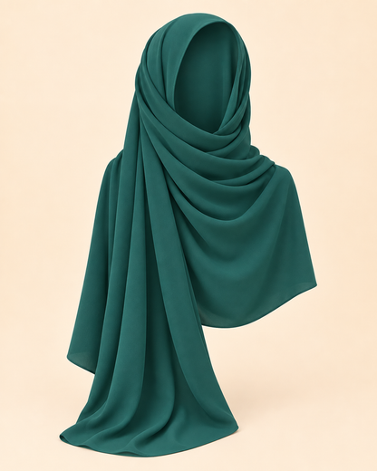 FAYRA Emerald Bloom Abaya