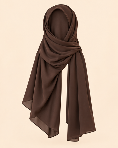 FAYRA Mocha Square-Detail Abaya
