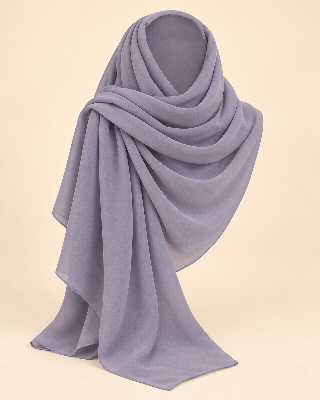FAYRA Lilac Bloom Embellished Abaya
