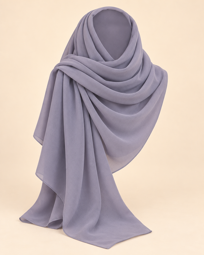 FAYRA Lilac Bloom Embellished Abaya