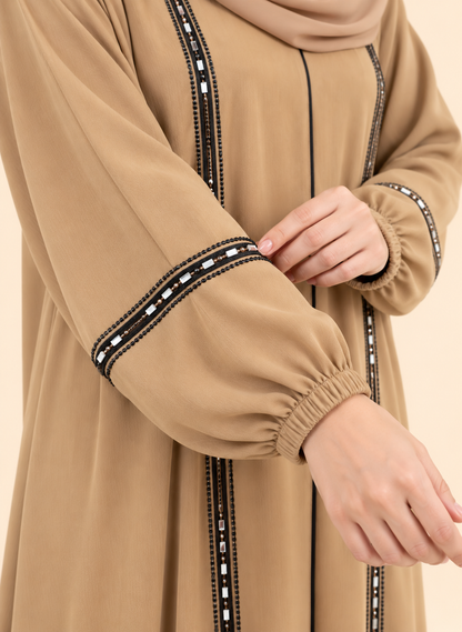FAYRA Desert Luxe Embellished Abaya