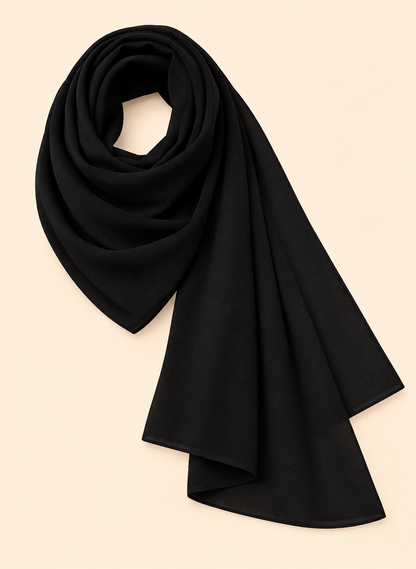 FAYRA Noir Bow Elegance Abaya