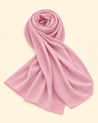 FAYRA Baby Pink Lace Party Wear Abaya